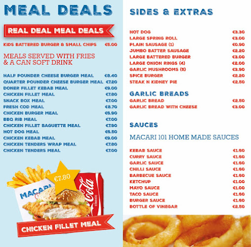 Opinii despre Macari 101 în Naas - Hospitality and gastronomy