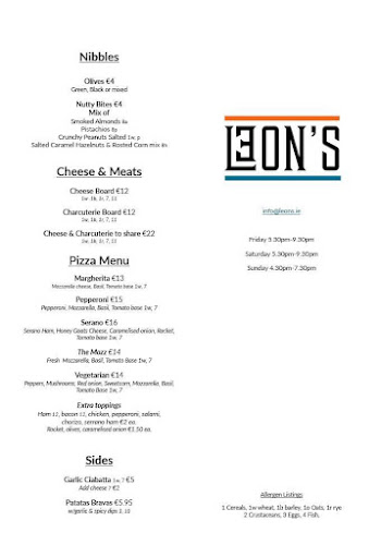 LEON'S - Hospitality and gastronomy