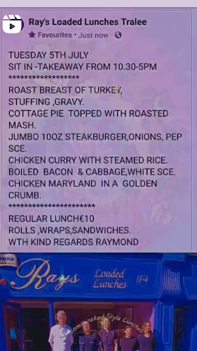 Rays Loaded Lunches - Tralee