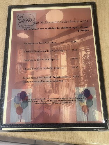 Ann McDonald's Café, Restaurant & Takeout - New Ross