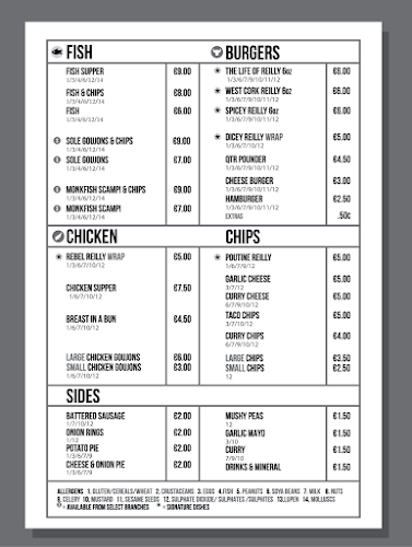 O'Reillys Fish & Chips Bishopstown