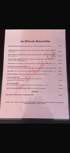 Opinii despre Ann McDonald's Café, Restaurant & Takeout în New Ross - Hospitality and gastronomy