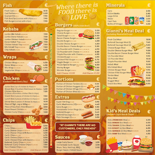 Opinii despre Giannis Take Away în Banagher - Hospitality and gastronomy