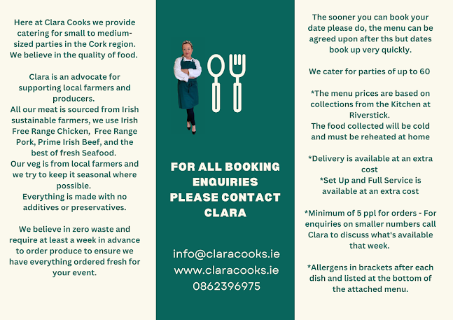 Clara Cooks Catering, Events & Classes