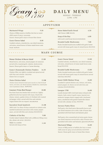 Opinii despre Geary's 1780 Bar & Eatery (Gough's) în Charleville - Hospitality and gastronomy