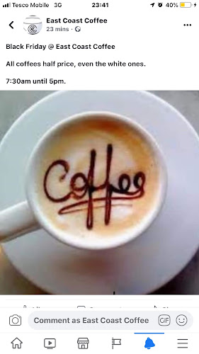 Opinii despre East Coast Coffee în Gorey - Hospitality and gastronomy