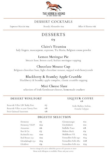 The Horse and Hound Delgany - Hospitality and gastronomy