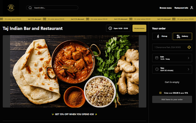 Taj Indian Bar and Restaurant