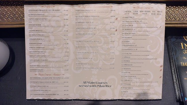 Opinii despre Classic India Restaurant în Sligo - Hospitality and gastronomy