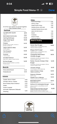 Wild and Native Seafood Restaurant - Hospitality and gastronomy