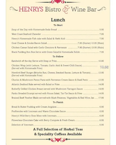 Henry's Bistro & Wine Bar - Ennis