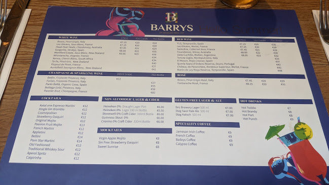Barry's of Douglas Restaurant & Bar - Hospitality and gastronomy