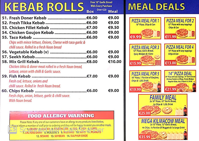 Kilmacow pizza - Hospitality and gastronomy