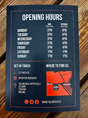 Opinii despre The Lodge Bar & Kitchen în Cork - Hospitality and gastronomy