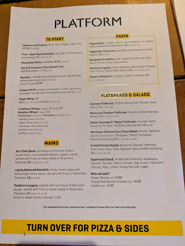 Opinii despre Platform Pizza Bar Bray în Bray - Hospitality and gastronomy