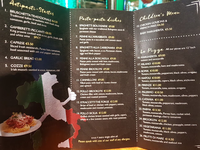 Opinii despre The Forge Italian Restaurant Pizzeria în Wexford - Hospitality and gastronomy