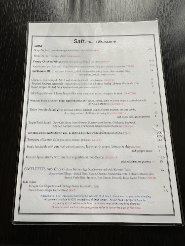 Salthouse Brasserie - Hospitality and gastronomy