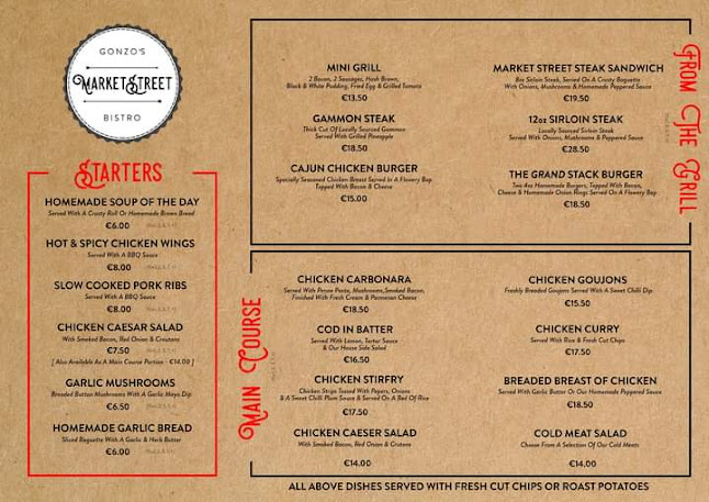 Opinii despre Gonzo's în Ardee - Hospitality and gastronomy