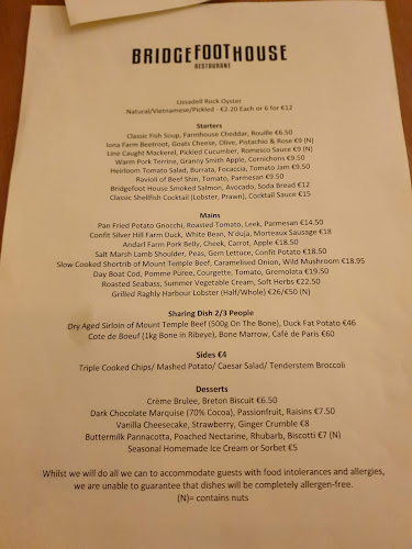 Bridgefoot House - Hospitality and gastronomy