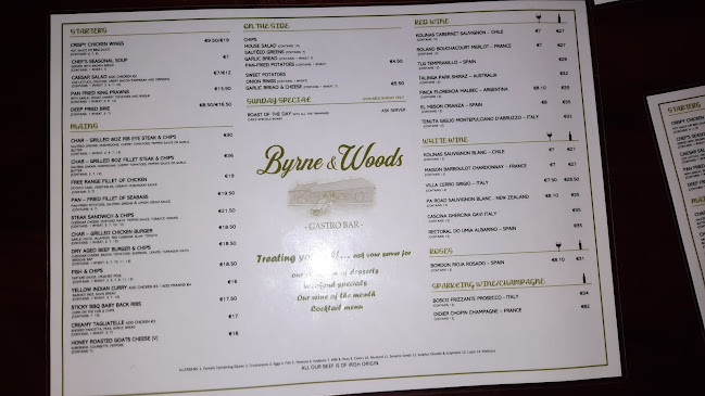 Byrne & Woods Bar & Restaurant - Hospitality and gastronomy
