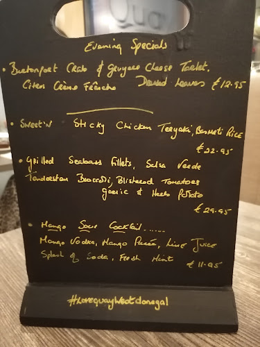 Comentarii opinii despre Quay West Restaurant Donegal Town
