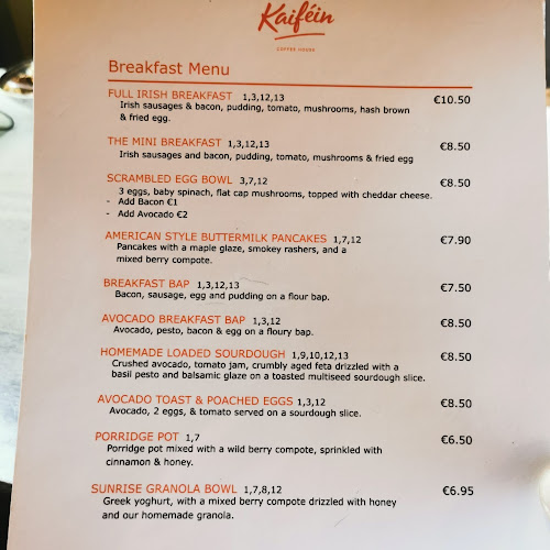 Opinii despre Kaffeine în Ennis - Hospitality and gastronomy