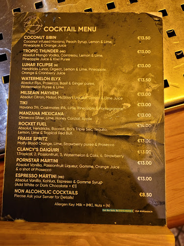 Clancy's Cork - Hospitality and gastronomy