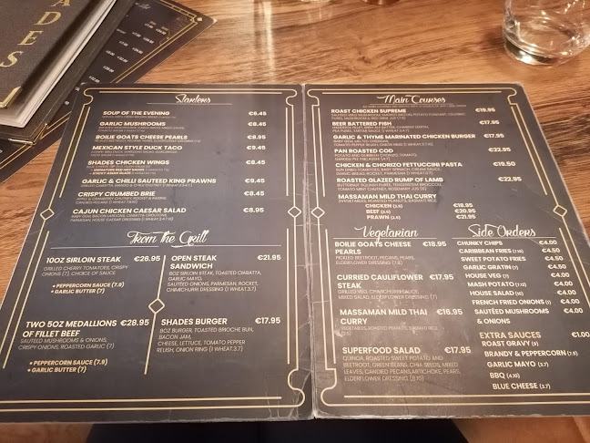 Opinii despre Shades Bar & Grill în Cavan - Hospitality and gastronomy