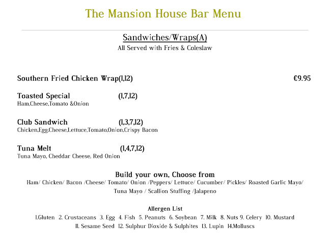 Mansion House Bar Waterford - Waterford