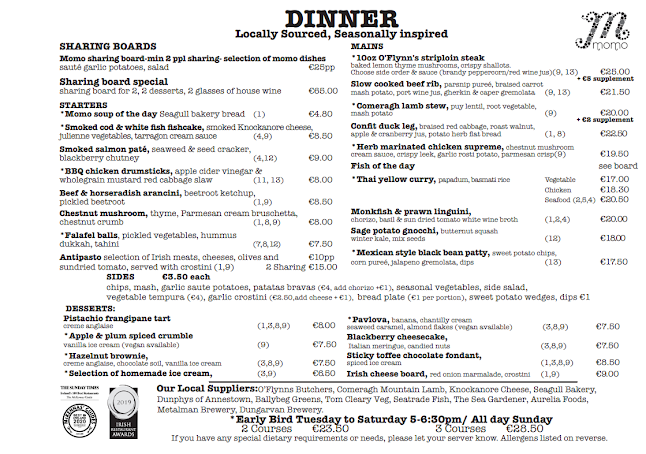 Momo Restaurant - Hospitality and gastronomy