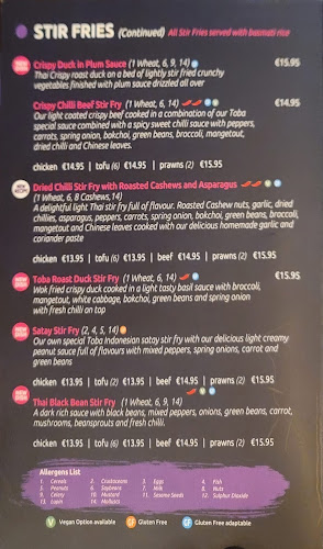 Toba Southeast Asian Restaurant - Hospitality and gastronomy