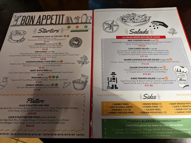 Luca's Restaurant Letterkenny - Letterkenny