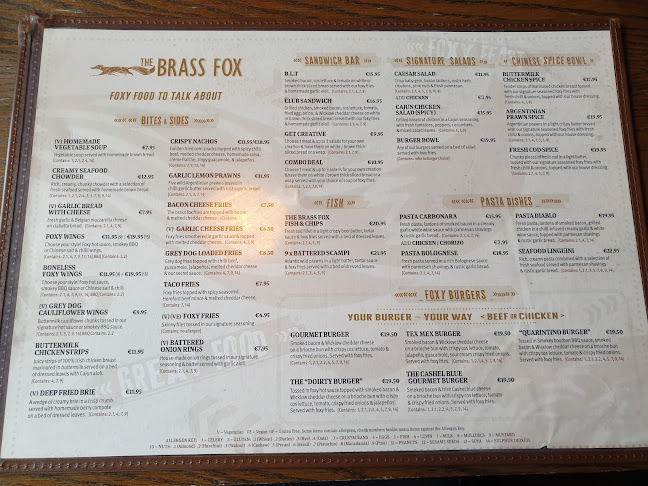 The Brass Fox Wicklow - Hospitality and gastronomy