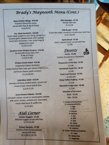 Opinii despre Brady's Clockhouse în Maynooth - Hospitality and gastronomy