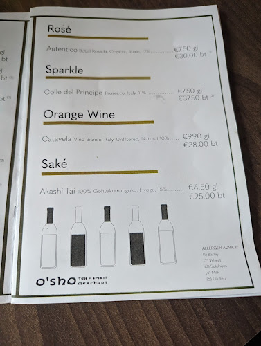 Opinii despre O'Sho în Cork - Hospitality and gastronomy