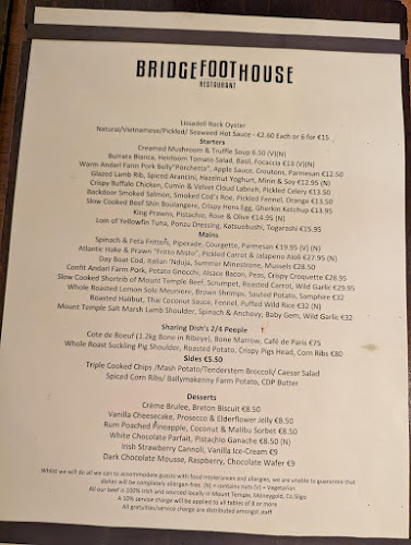 Opinii despre Bridgefoot House în Sligo - Hospitality and gastronomy