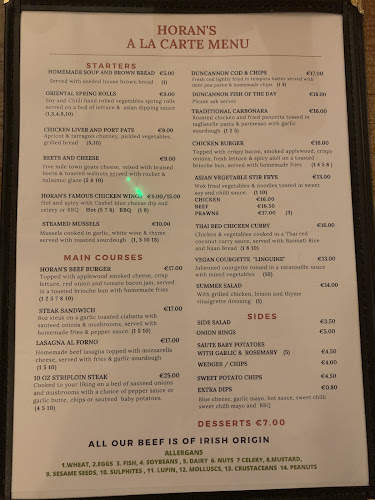 Horans Bar Restaurant and Accommodation - Baltinglass