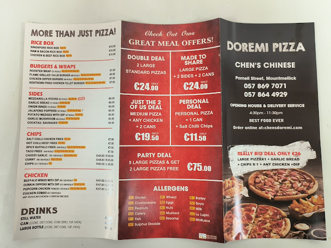 Opinii despre Chen's Chinese &Do Re Mi pizza în Mountmellick - Hospitality and gastronomy