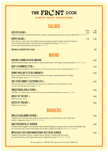 Opinii despre The Front Door Pub în Galway - Hospitality and gastronomy