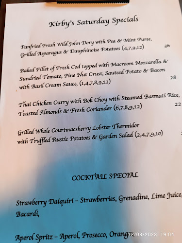 Comentarii opinii despre Kirbys @The Whale's Tail Restaurant