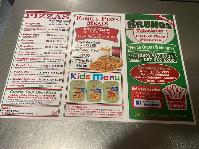 Brunos Restaurant & Takeaway - Hospitality and gastronomy