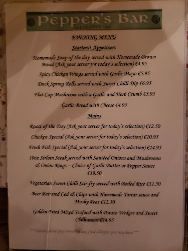 Pepper's Bar & Restaurant - Hospitality and gastronomy