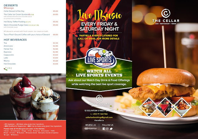 Opinii despre The Cellar în Galway - Hospitality and gastronomy