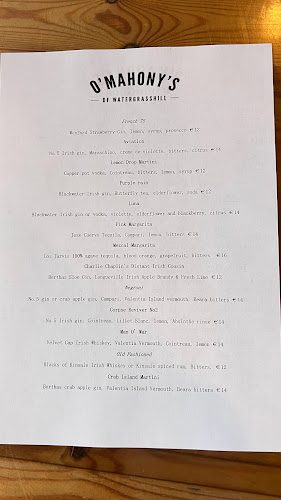 Opinii despre O'Mahony's of Watergrasshill în Cork - Hospitality and gastronomy
