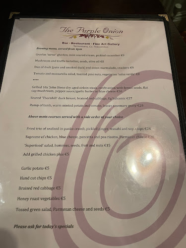 Opinii despre The Purple Onion Kitchen în Termonbarry - Hospitality and gastronomy