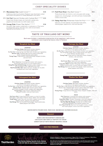 Thai Garden Restaurant - Galway