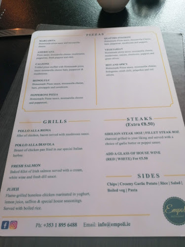 Opinii despre Empoli Restaurant în Swords - Hospitality and gastronomy