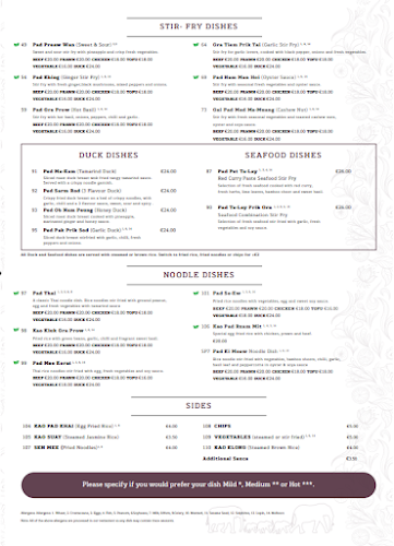 Thai Garden Restaurant - Hospitality and gastronomy