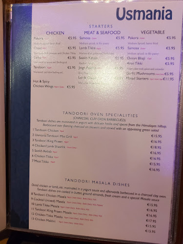 Usmania Indian Restaurant - Hospitality and gastronomy