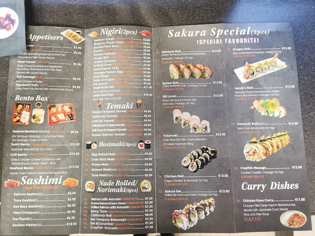 Opinii despre Sakura Sushi Bar în Limerick - Hospitality and gastronomy